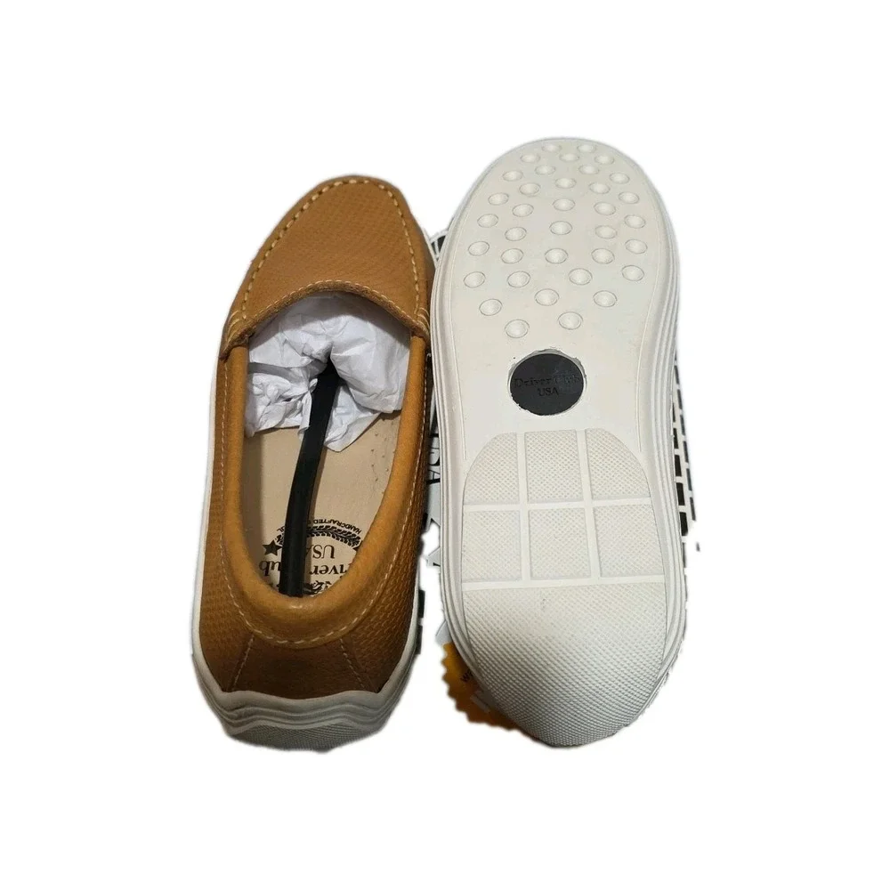 Driver Club Usa Size 13.5 Kid San Diego Mocassins, Tan Napa